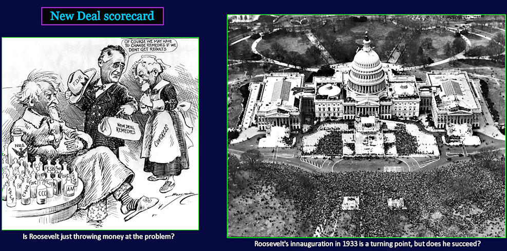New-Deal spending, 1930s